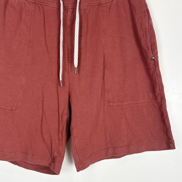 Vuori Men’s Terracota Vital 100% Organic Cotton Casual  Shorts 8” Size XL - Picture 4 of 10